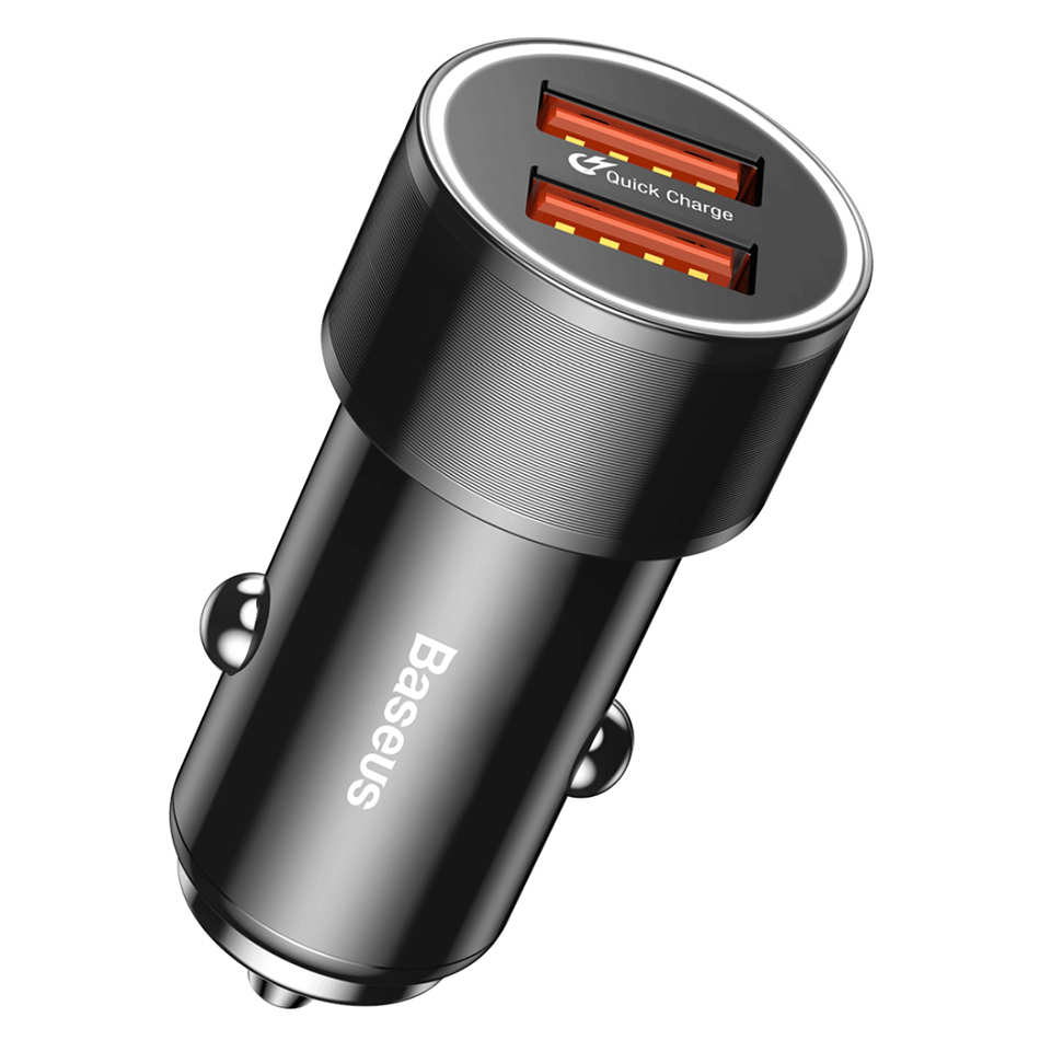 dual usb fast car charger